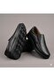 (Serra) Genuine Leather Inside Out Comfortable Casual Men's Shoes Black - 7