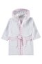 Striped Bathrobe for Ages 2-10 - Off-White - 2