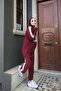 طقم رباعي - أحمر كلاريت - 8