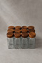 12-Piece Acacia Lid Spice Container Set - 2