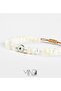 Tiara Women's Bracelet, 18K Gold, Beaded Bracelet, with Shell Stone & Shell, Handmade Adjustable Jewelry - 5