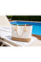 Luxurious, Water and Sand Repellent, Zippered, Large Size Beach Bag - 3