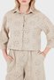 Embroidery Detailed Pocketed Three Quarter Sleeve Shirt Shirt 2531