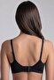 Egyptian Tulle Detailed Laser Cut Bra Black - 2
