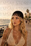 Sweat-Proof Cotton Starfish Detailed, Handmade Bohemian Beach Summer Mesh Beanie – Bohemian Beach and Crochet Hat - 3