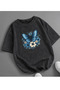 Acid Washed Oversize Unisex T-Shirt Washed Vintage Street Style Street Fashion Cotton Comfortable Fit Daily Wear T-Shirt