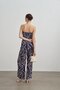 Geometric Patterned Strapless Cotton Jumpsuit - 4