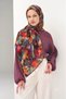 Organic Cotton Viscose Scarf Special Design Tie-Dye Floral Lightweight Stylish
