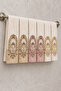 French Laced Embroidered Gift Dowry Box for Bride and Groom, Boxed 100% Cotton Kitchen Towel Set 30X50 Size 6 Pieces - 2