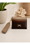 Women's Dark Multicolor Bow Detailed Keychain Card Holder