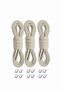 90 cm Metal Clip Elastic Laces |   3 Pairs