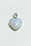 Zengemtr Moonstone Heart Natural Stone Pendant Small 1.5 (151154) Cm- Mi - 2