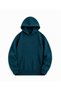 Unisex Design Solid Color Hooded Soft Textured 3 Thread Oversize Combed Cotton Sweatshirt