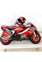 Motorcycle Themed 7 Year Old Foil Balloon Set 4 Piece Motorcycle Birthday Set - 3