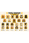 Pawed Friend Tekir Cat Sticker |   15X15 cm Self-Adhesive Foil - 3