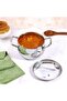 Stainless Steel Almaty Sauce Pot with Glass lid- 20 cm- 4 L (Induction Friendly)