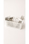 Organizer with Handle, 3-Compartment Multi-Purpose Basket, Practical Carrying Organizer - 2