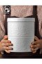 Kitchen Utensil Holder, 7.2" Super Large Utensil Crock Heavy and Stable Lace Emboss Ceramic Utensil Holder for Kitchen Counter (Bright White) - 2
