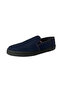 - 01 Unisex Navy Blue Linen Shoes - 3