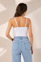 Women's 95% Cotton String Strap & Flexible 2-Piece Basic Undershirt - 3