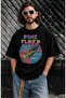 Unisex Oversize Pink Floyd Wish You Were Here Back Printed Rock Band T-Shirt - 3