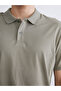 Polo Neck Pique Men's T-Shirt - 3