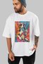 For the Love of Dogs 23 Front Dog Print White Oversize T-Shirt 100% Cotton Unisex Dog Lover Premium Design - 7
