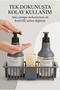 Set of 2 Glass Liquid Soap Dispensers |   Hand and Dish Soap Set |   Bathroom Organizer with Stand |   250 ml X 2 - 7