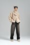 Women's Fur Two-Piece Detachable Shawl Detailed Design Coat - 4