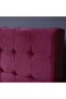 HERMONIA HEADBOARD VELVET PINK L-200 : H-125 CM - 4