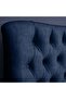 MARS HEADBOARD CHANEL NAVY BLUE L-140 : H-125 CM - 4