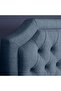 ANDROMEDA HEADBOARD CHANEL TEAL L-140 : H-125 CM - 4
