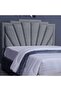 URANUS HEADBOARD CHANEL GREY L-140 : H-125 CM