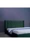 VENUS HEADBOARD CHANEL OLIVE GREEN L-200 : H-125 CM