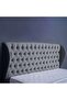 Pluto Headboard Chanel Grey L-200 : H-125 Cm - 3