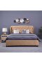PLUTO HEADBOARD VELVET GOLD L-200 : H-125 CM - 5