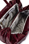 Women's Genuine Leather Claret Red Handbag - 4