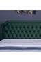 ANDROMEDA HEADBOARD CHANEL OLIVE GREEN L-140 : H-125 CM - 2