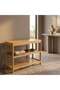 Fortis Shoe Rack Storage Bench 68x26x50cm-natural