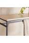 Gilia Display Cabinet Melamine - Natural & Black - 6