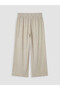 Vizyon New Season Elastic Waist Wide Leg Women's Trousers - 7