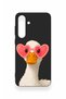 Samsung S25Fe Compatible Lover Duck Pattern Silicone Case - 2