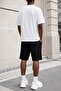 Unisex Oversize Mountain Patterned Shorts Set – Minimal Streetwear Two-Piece Combination - 3