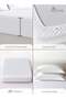 Pure Combed Cotton Super King Fitted Sheet 200x200 cm White, 400 Thread Count Cool Luxury Soft - 4