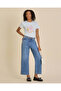 Senior Girls Blue Printed Basic T-shirt - 5