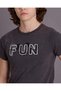 Senior Boys Charcoal Printed T-shirt - 4