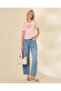Women's Pale Pink Placement Print T-Shirt - 2