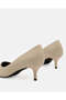 Women Ivory Pointed Court Shoes - 4