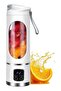 Portable USB Rechargeable Mini Blender 450ML – 12-Blade Juicer with Digital Display, 3 Modes
