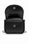 Mina Women's Chain Strap Magnetic Black Mini Shoulder and Crossbody Bag - 2